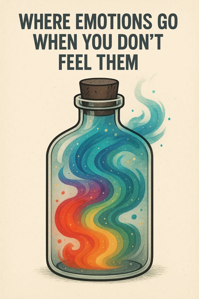 Where emotions go when you don't feel them