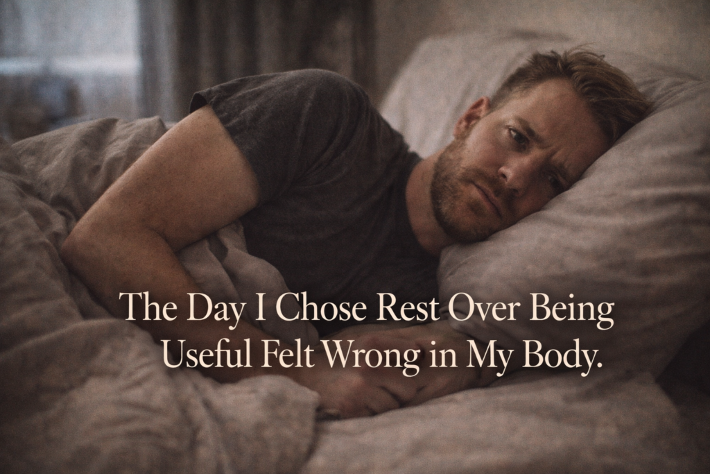 The Day I Chose Rest Over Being Useful