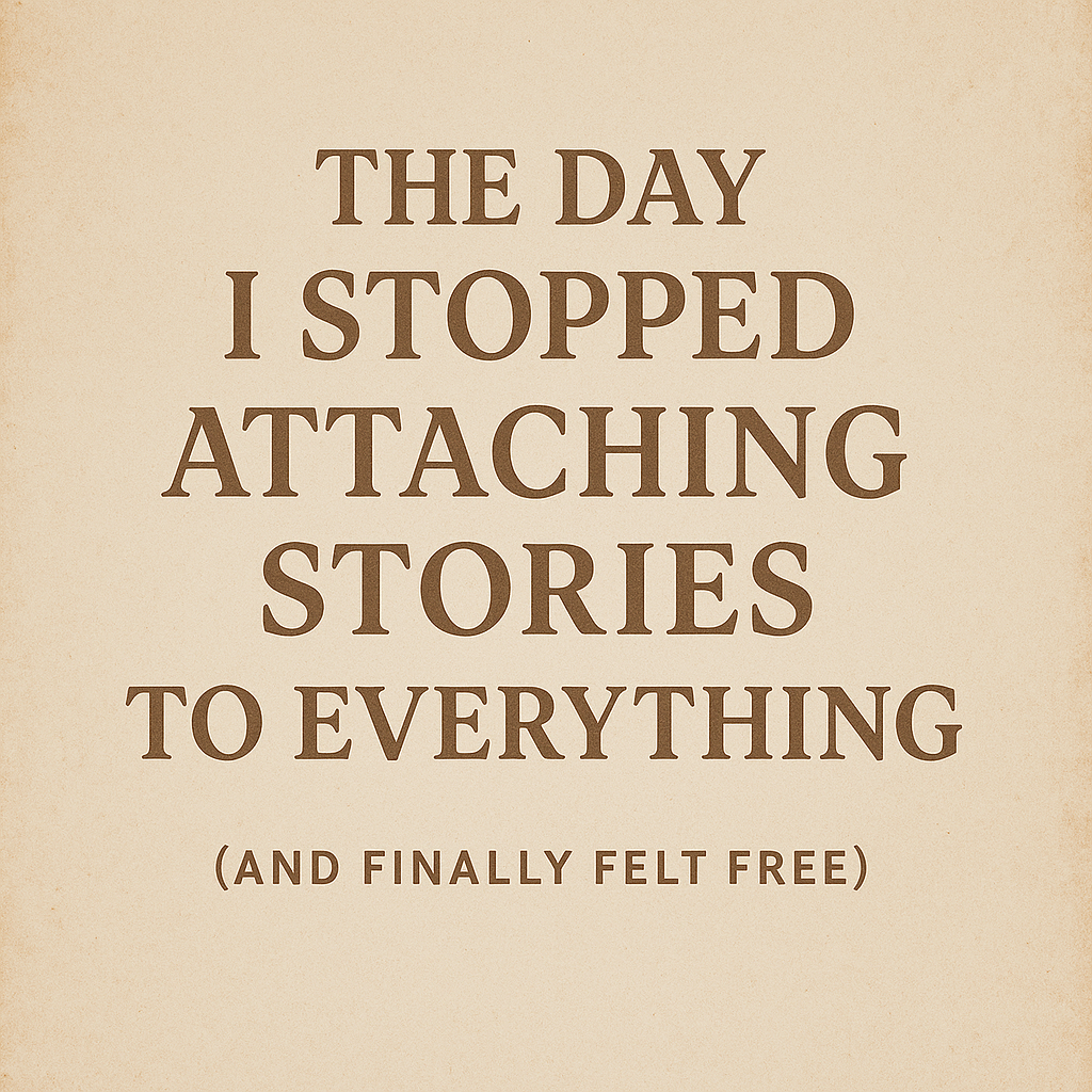 i stopped attaching stories