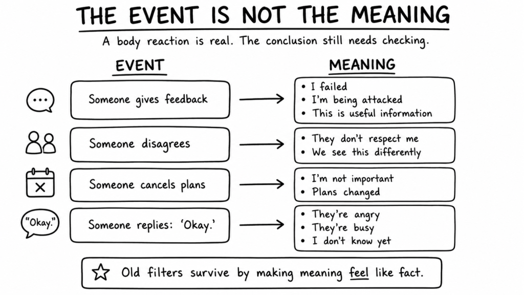 The Event Is Not the Meaning